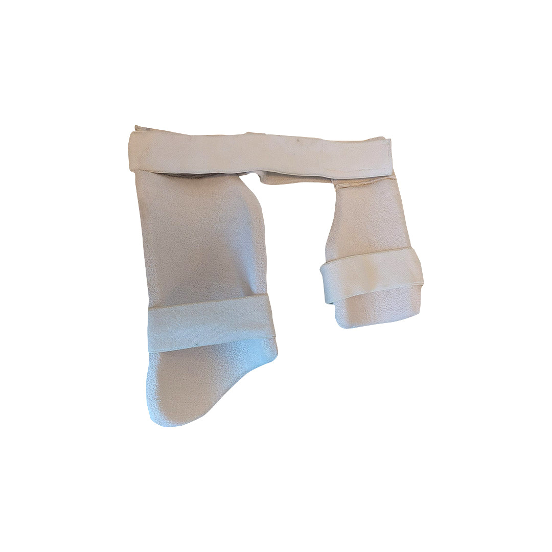 White Pro+ Premium Edition Double Thigh Pad - Mens/Youth