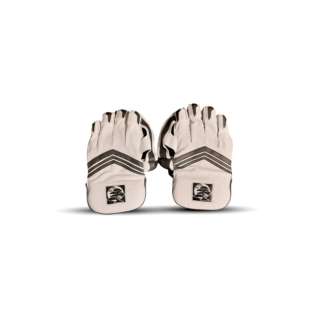 White & Black League Edition Wicket Keeping Gloves - Mens/Youth/Boys/ Small Boys