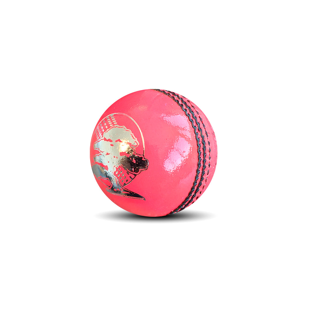 Test Grade 2022 - 5 1/2 oz Mens Cricket Ball - White/Pink/Red
