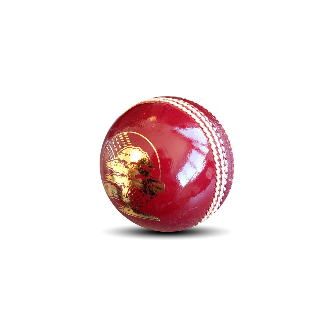 Test Grade 2022 - 5 1/2 oz Mens Cricket Ball - White/Pink/Red