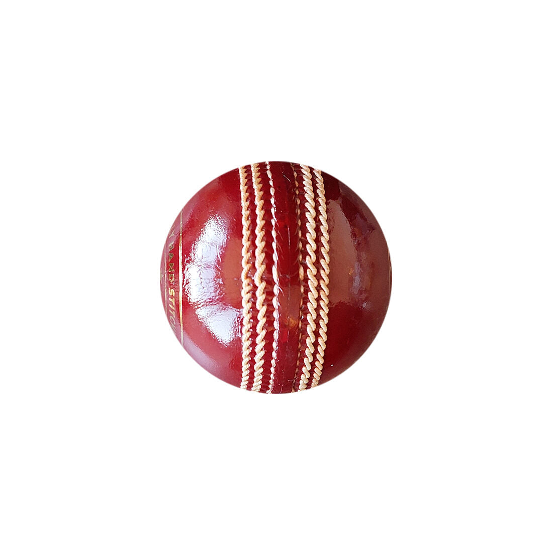 Test Grade 2022 - 5 1/2 oz Mens Cricket Ball - White/Pink/Red