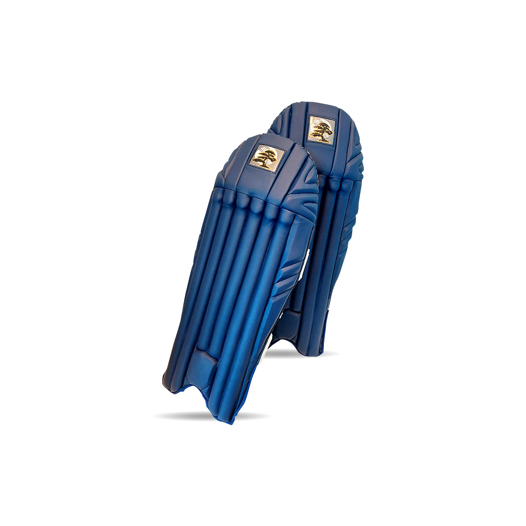 Navy Blue Premium Edition Wicket Keeping Pads - Mens/ Youth/ Boys