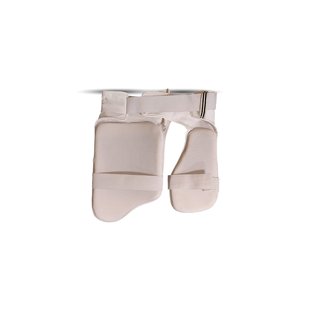 White Premium Edition Double Thigh pad - Mens/Youth