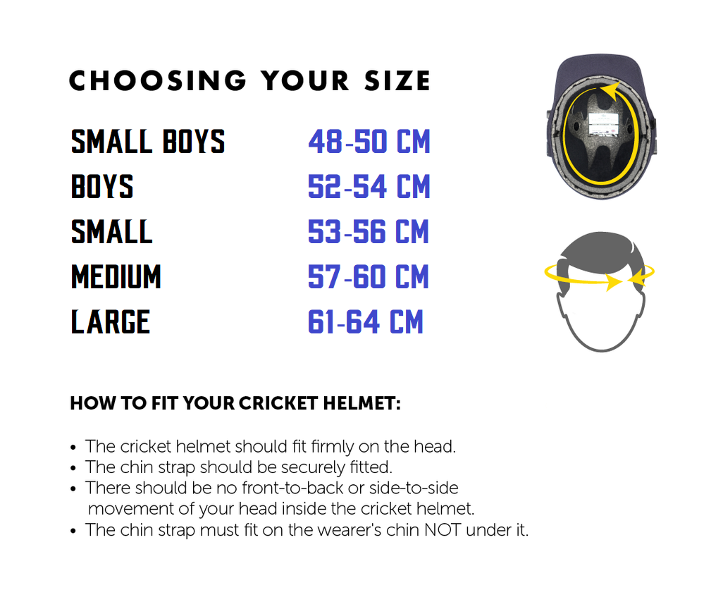 Helmet Steel - Bonsai Cricket Navy Blue - Mens - S/M/L
