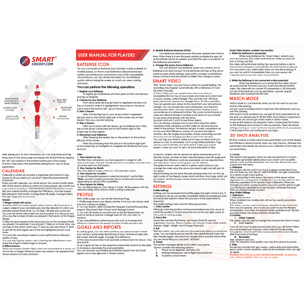 Bat Sense - Measures Bat Speed, Shot Efficiency And Much More!