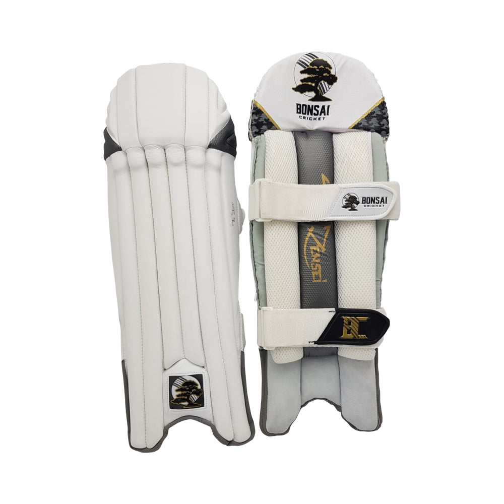 White Premium Edition Wicket Keeping Pads - All Sizes