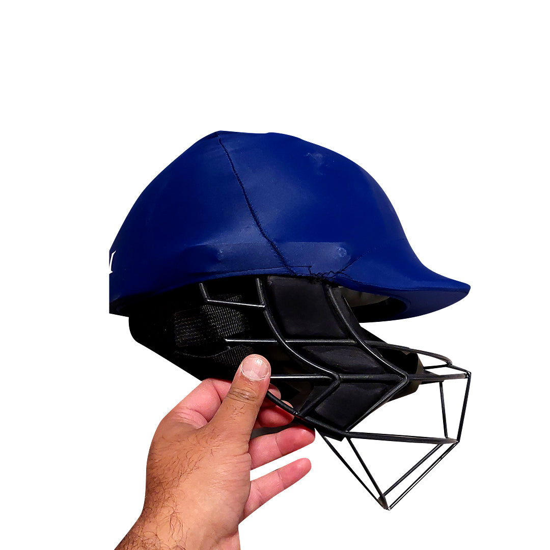 Helmet Clads - Bonsai Cricket Text Navy Blue/Black