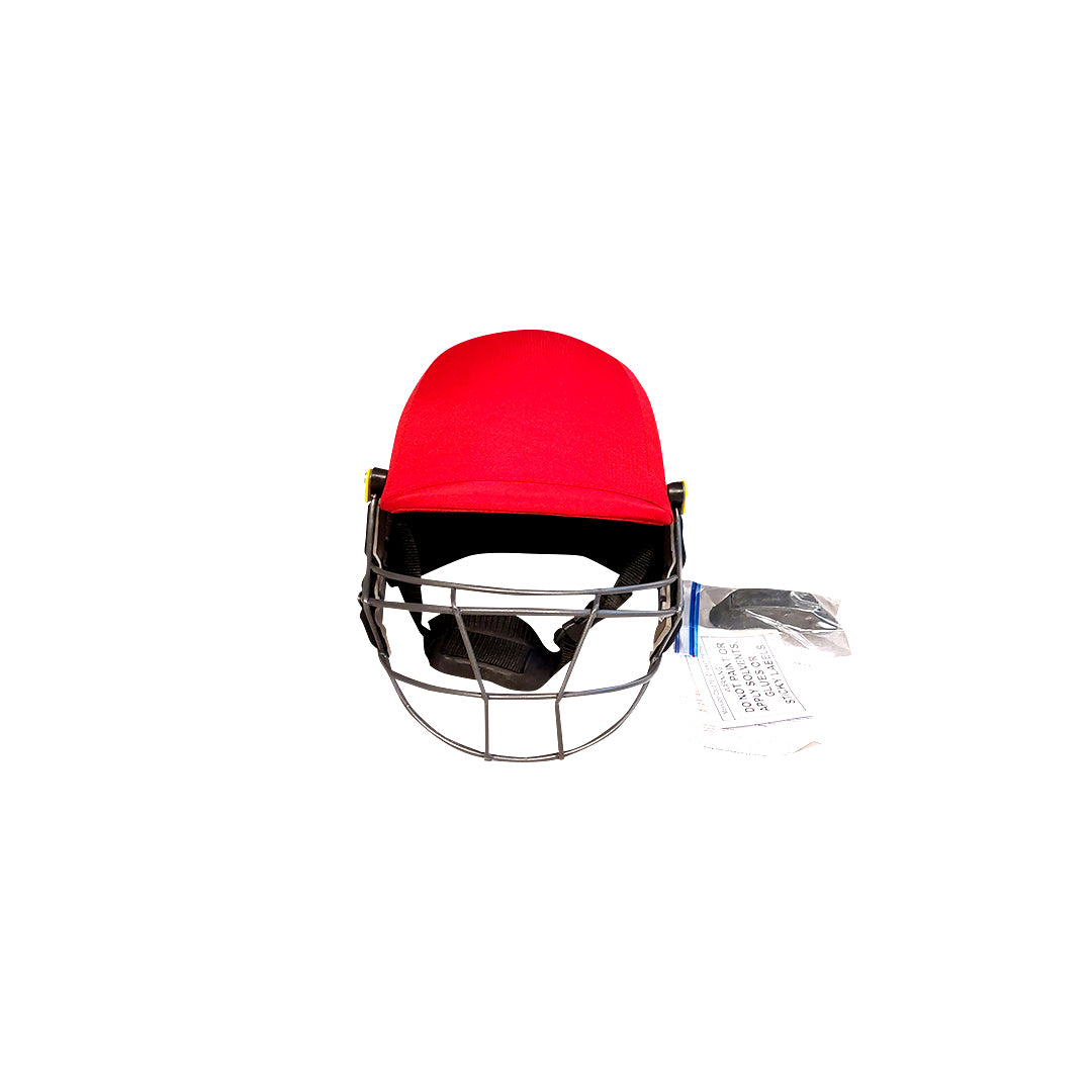 Helmet Steel - Bonsai Cricket - Red - Mens - S/M/L