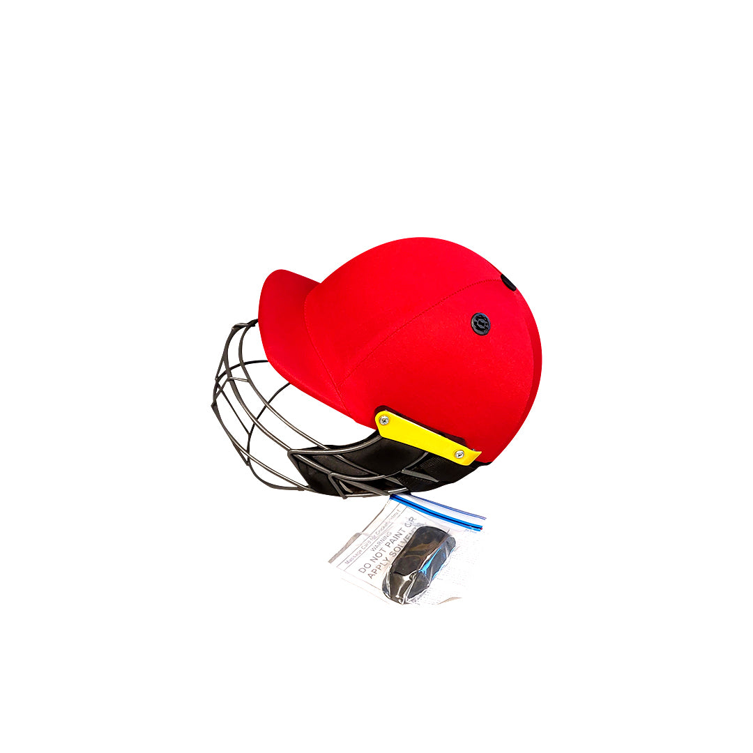 Helmet Steel - Bonsai Cricket - Red - Mens - S/M/L